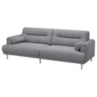 3er-Sofa Lejde grau/schwarz/Holz Lejde grau/schwarz Angebote von LÅNGARYD bei IKEA Eberswalde für 769,00 €