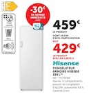 Congélateur armoire 194 l - HISENSE - Hyper U à Le Grand-Quevilly Congélateur armoire 194 l - HISENSE en promo chez Hyper U Le Grand-Quevilly à 429,00 €