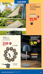 Prix et réduction Guirlande solaire dans le prospectus Lidl en cours Offre Guirlande solaire dans le catalogue Lidl du moment à la page 9