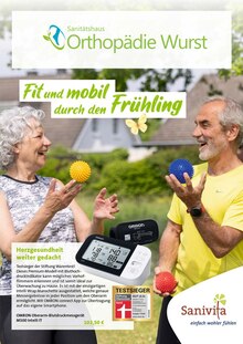Aktueller Frank Wurst Orthopädieschuhtechnik & Rehatechnik Gaggenau Prospekt "Fit und mobil durch den Frühling" mit 6 Seiten