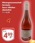 Secco Hibiskus Alkoholfrei Angebote von Winzergenossenschaft Herxheim bei GLOBUS Ludwigshafen für 4,99 €