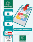 LOT DE 100 POCHETTES PERFORÉES EXACOMPTA - EXACOMPTA - Auchan Hypermarché LOT DE 100 POCHETTES PERFORÉES EXACOMPTA - EXACOMPTA à 4,90 € dans le catalogue Auchan Hypermarché