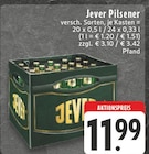 Aktuelle Jever Angebote bei E center in Oberhausen Aktuelles Jever Pilsener Angebot bei E center in Oberhausen ab 11,99 €