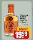 Club Malt Whiskey Angebote von Hardenberg bei REWE Ludwigshafen für 19,99 €