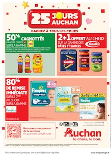 Promotion Pampers dans le prospectus Auchan Hypermarché, valable du 27/10/2026 au 01/11/2026 Promo Pampers dans le catalogue Auchan Hypermarché du moment à la page 72