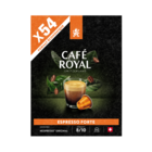 Capsules de café "Format économique" - CAFÉ ROYAL en promo chez Carrefour Bagneux à 9,62 €