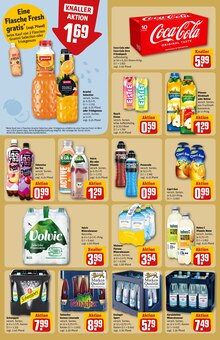 Volvic im REWE Prospekt "Dein Markt" mit 38 Seiten (Ettlingen)