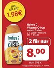 Aktuelle Hohes C Angebote bei famila Nordwest in Oldenburg Aktuelles Vitamin C-irup Angebot bei famila Nordwest in Oldenburg ab 8,00 €