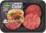 Burger du Chef x4 - Socopa en promo à 5,49 € chez Supermarchés Match Burger du Chef x4 - Socopa dans le catalogue Supermarchés Match
