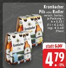 Pils Angebote von Krombacher bei EDEKA Much für 4,79 €