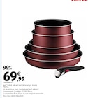 Batterie de 6 pièces Simply Cook - Tefal en promo chez Intermarché Batterie de 6 pièces Simply Cook - Tefal dans le catalogue Intermarché