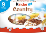 Kinder Country en promo chez Lidl Nantes à 1,52 €