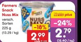 Nuss Mix von Farmers Snack für 2,79 € bei Netto Marken-Discount im Angebot Nuss Mix von Farmers Snack im aktuellen Netto Marken-Discount Prospekt