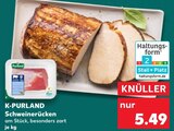 Kaufland - Schweinerücken Angebot im Prospekt Schweinerücken bei Kaufland im Prospekt "" für 5,49 €