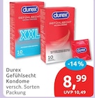 Gefühlsecht Kondome Angebote von Durex bei budni Berlin für 8,99 €
