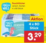 Feuchttücher im Netto Marken-Discount Prospekt Feuchttücher von Hallo Welt im aktuellen Netto Marken-Discount Prospekt für 3,29 €