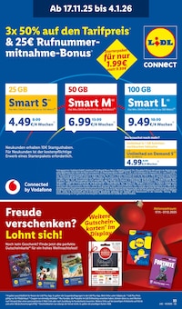 Handy Angebot im Lidl Prospekt, gültig von 17.11.2025 bis 22.11.2025 Handy Angebot im aktuellen Lidl Prospekt auf Seite 51