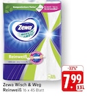 Wisch & Weg Reinweiß im Angebot bei E center in Stuttgart Wisch & Weg Reinweiß Angebote von Zewa bei E center Stuttgart für 7,99 €
