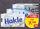 Toilettenpapier im EDEKA Prospekt Toilettenpapier von Hakle im aktuellen EDEKA Prospekt für 7,58 €