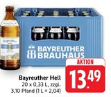 E center Groß-Zimmern - Bayreuther Hell Angebot im Prospekt Bayreuther Hell bei E center im Groß-Zimmern Prospekt für 13,49 €