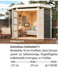 Gartenhaus Goldendorf 3 im aktuellen Holz Possling Prospekt