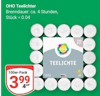 Teelichter im Angebot bei GLOBUS in Homburg Teelichter Angebote von OHO bei GLOBUS Homburg für 3,99 €