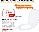 Abattant wc remix - SENSEA en promo chez Weldom Chatou à 27,90 €