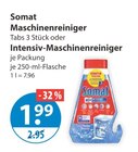 Maschinenreiniger Tabs oder Intensiv-Maschinenreiniger von Somat im aktuellen V-Markt Prospekt für 1,99 €