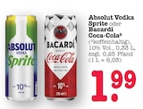 Vodka Sprite Angebote von Absolut bei E center Ludwigshafen für 1,99 €