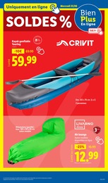 Prix et réduction Crivit dans le prospectus Lidl en cours Offre Crivit dans le catalogue Lidl du moment à la page 45