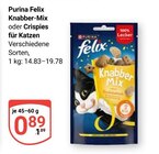 Knabber-Mix Angebote von Purina Felix bei GLOBUS Oberhausen für 0,89 €