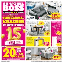 Aktueller SB Möbel Boss Möbel & Einrichtung Prospekt für Wülfrath 30.08.2025 - 05.09.2025 SB Möbel Boss Prospekt für Wülfrath mit 16 Seiten