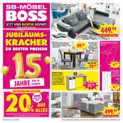 Aktueller SB Möbel Boss Möbel & Einrichtung Prospekt in Remscheid und Umgebung, "JETZT WIRD RICHTIG GESPART!" mit 16 Seiten, 30.08.2025 - 05.09.2025