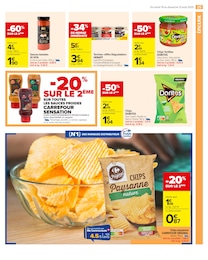 Prix et réduction Doritos dans le prospectus Carrefour Market en cours Offre Doritos dans le catalogue Carrefour Market du moment à la page 27