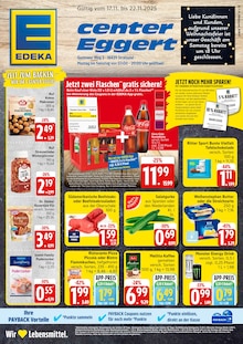 E center Prospekt der Woche "Top Angebote" Seite 1, 17.11.2025 bis 22.11.2025 für Stralsund Aktueller E center Prospekt "Top Angebote" Seite 1 von 30 Seiten für Stralsund