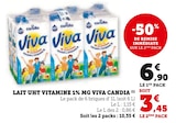 Lait UHT Vitamine 1% MG Viva - Candia à 3,45 € dans le catalogue U Express