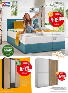 Bett im Zurbrüggen Prospekt "UNSCHLAGBAR GÜNSTIG" mit 50 Seiten (Bremerhaven)