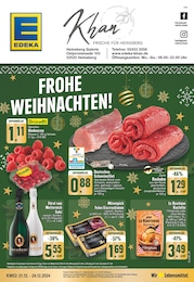 EDEKA Prospekt für Heinsberg: "Aktuelle Angebote", 16 Seiten, 21.12.2024 - 24.12.2024