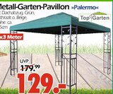 Metall-Garten-Pavillon Palermo im Angebot bei Wreesmann in Dessau-Roßlau Metall-Garten-Pavillon Palermo Angebote von Top Garten bei Wreesmann Dessau-Roßlau für 129,00 €