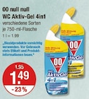 WC Aktiv-Gel 4in1 von 00 null null im aktuellen V-Markt Prospekt für 1,49 €