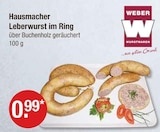 Hausmacher Leberwurst im Ring von Weber im aktuellen V-Markt Prospekt für 0,99 €