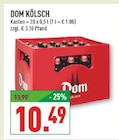 Kölsch Angebote von Dom bei Marktkauf Bergheim für 10,49 €