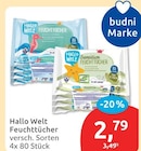 Feuchttücher von Hallo Welt im aktuellen budni Prospekt