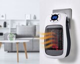 Radiateur soufflant céramique sur prise en promo chez Lidl Douai à 16,99 €