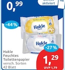 Feuchtes Toilettenpapier von Hakle für 0,99 € bei budni im Angebot Feuchtes Toilettenpapier von Hakle im aktuellen budni Prospekt