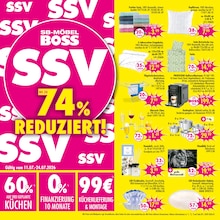 Aktueller SB Möbel Boss Prospekt "SSV" Aktueller SB Möbel Boss Prospekt