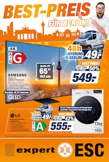 Fernseher im expert Prospekt "BEST-PREIS FÜR BERLIN" mit 6 Seiten (Berlin)