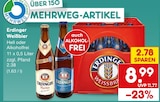 Weißbier Hell Angebote von Erdinger bei Netto Marken-Discount Bochum für 8,99 €