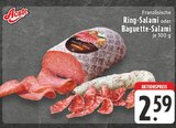 Französische Ring-Salami oder Baguette-Salami Angebote von Aoste bei EDEKA Paderborn für 2,59 €