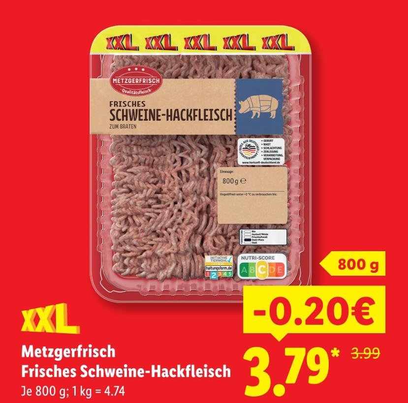 Frisches Schweine-Hackfleisch